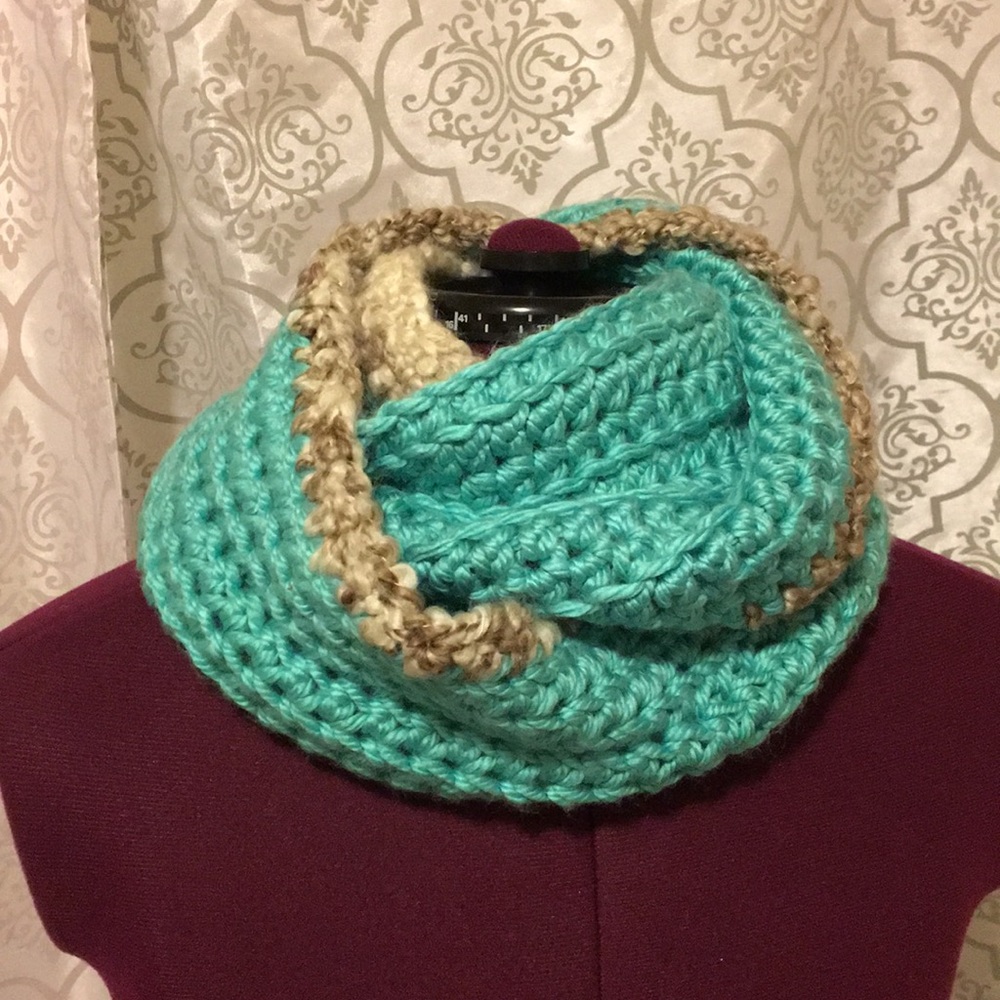 Crocheted Infinity Scarf